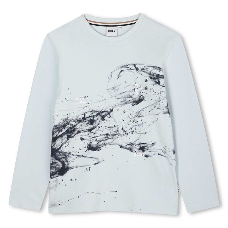 BOSS Branded LS Tee 4Y-6Y image number 0